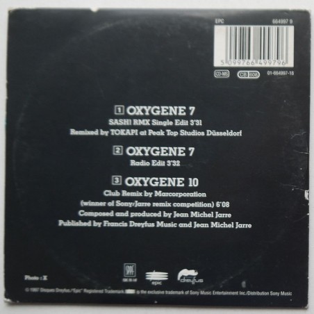 Jean Michel Jarre - Oxygene 7 (CDS)