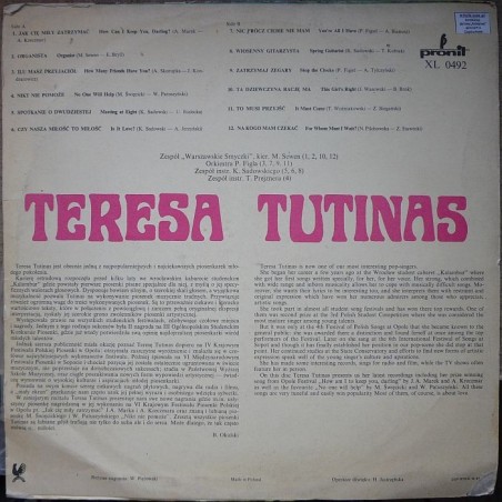 Tutinas Teresa - Jak Cię miły zatrzymać