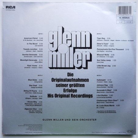 Glenn Miller - His Original Recordings - Die Originalaufnahmen Seiner Größten Erfolge (2lp)