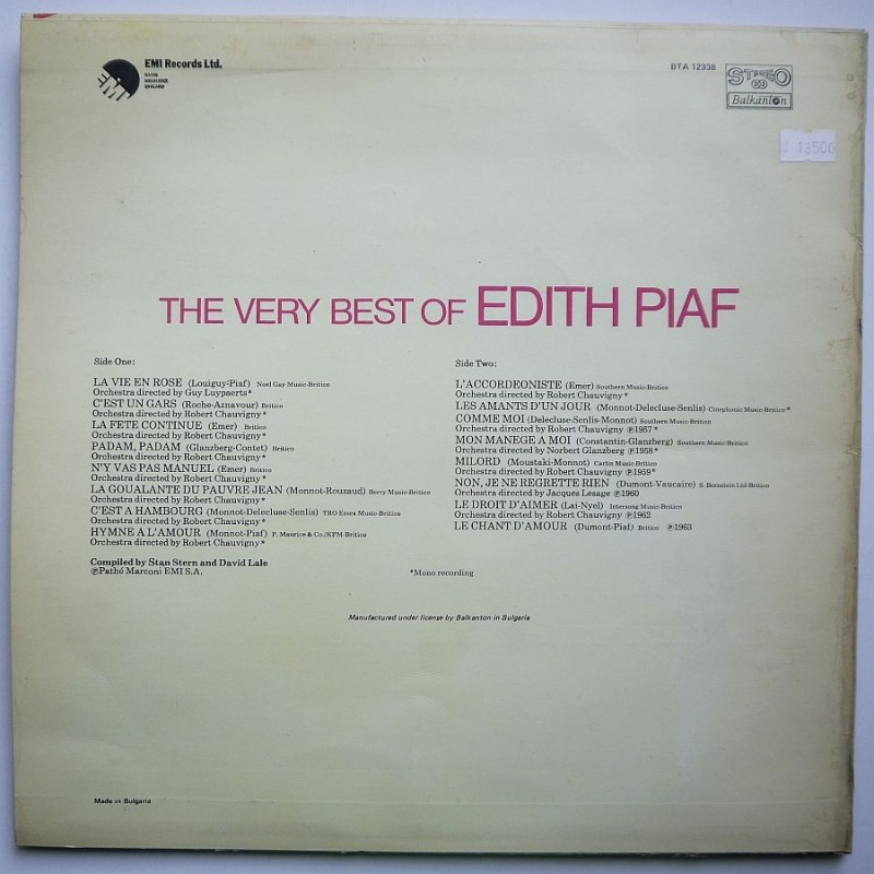 Edith Piaf - The very best of