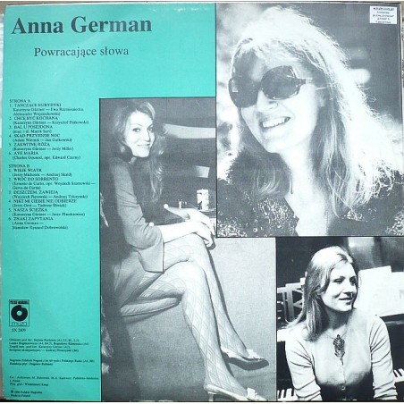 German Anna - Powracające słowa (2lp)
