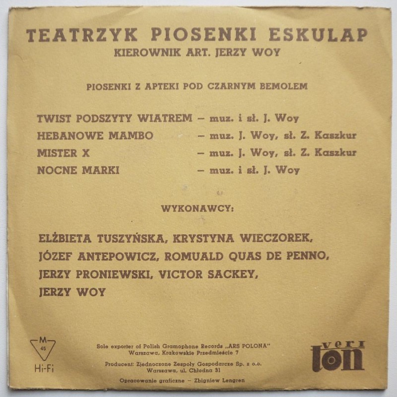 Teatrzyk piosenki Eskulap - Twist podszyty wiatrem