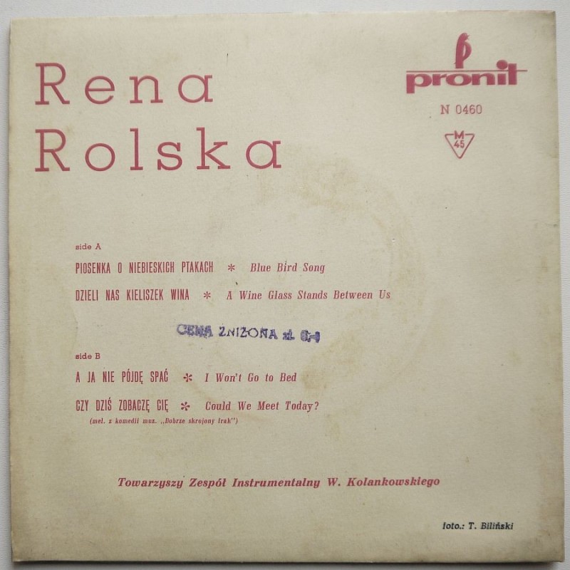 Rolska Rena - Piosenka o niebieskich ptakach