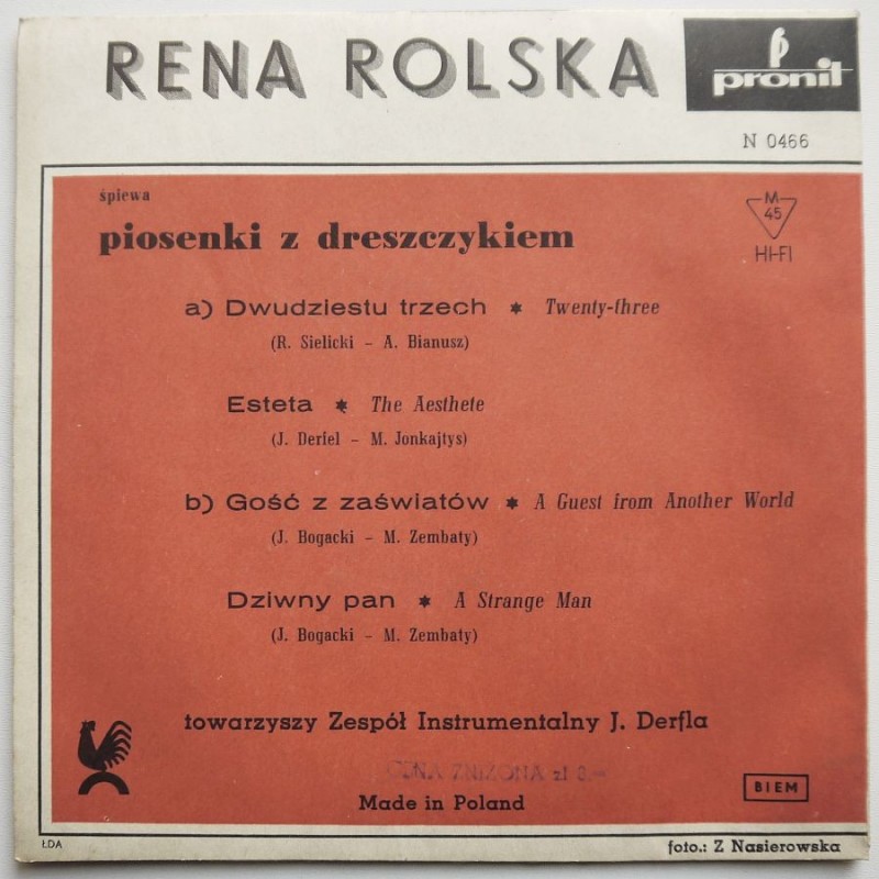 Rolska Rena - Piosenki z dreszczykiem