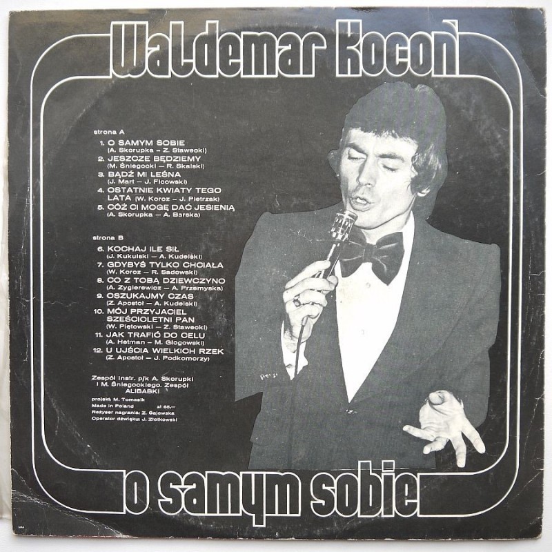 Kocoń Waldemar - O samym sobie