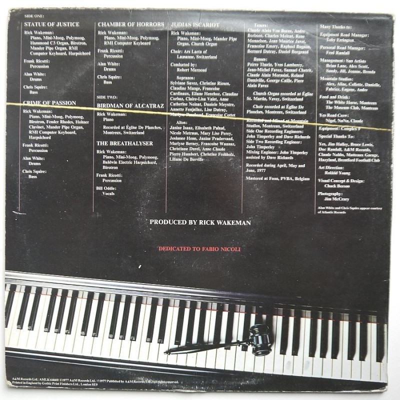 Rick Wakeman - Criminal Records