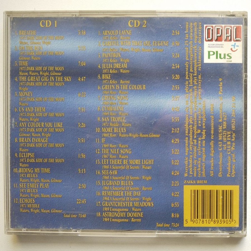 Pink Floyd - The Best Of (2cd)