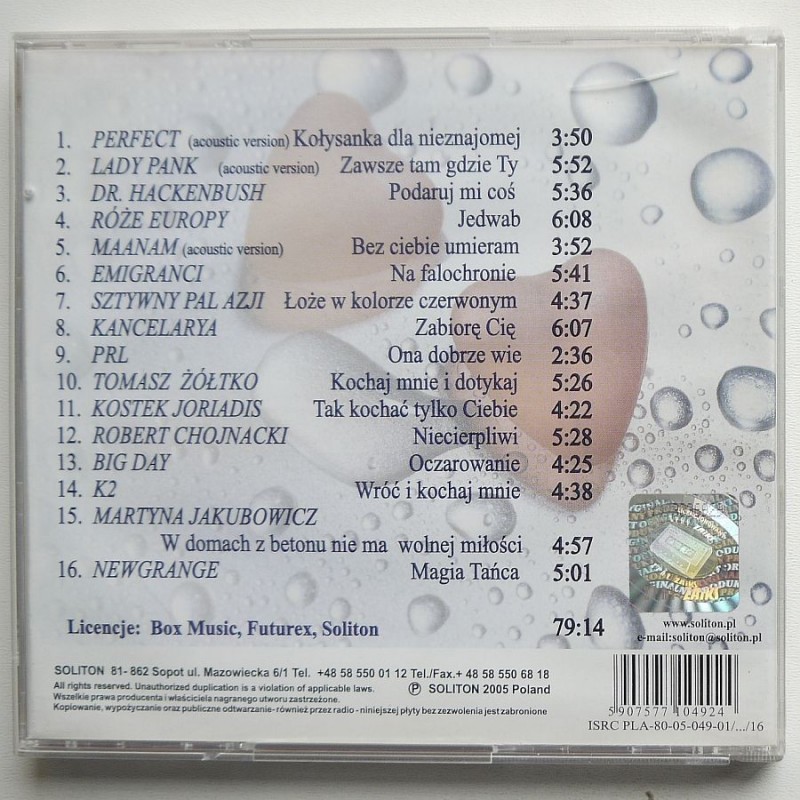 Składanka - Kochaj mnie – Polskie ballady rockowe