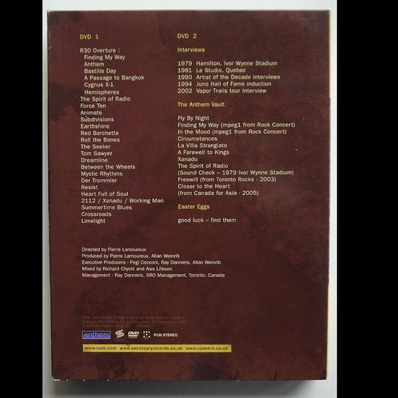 Rush - R30 – 30th Anniversary World Tour