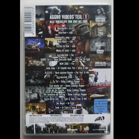Składanka - Aggro Videos Teil. 1 - 2001 – 2005