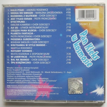 Składanka - Pan Kleks w kosmosie – Piosenki z filmu