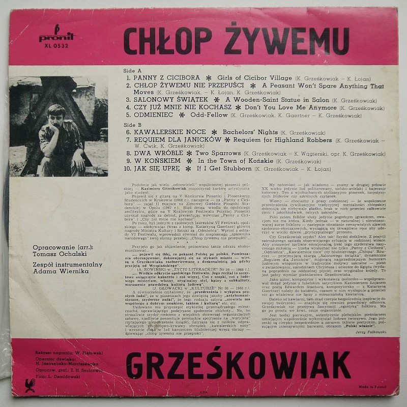 Grześkowiak Kazimierz - Chłop żywemu