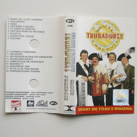 Trubadurzy - Znamy się tylko z widzenia – Złote przeboje