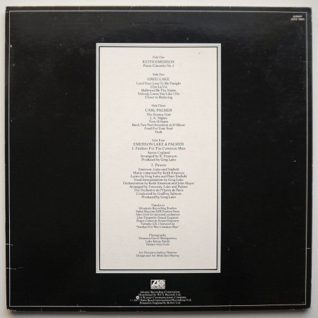 Emerson, Lake and Palmer - Works – Volume I (2lp)