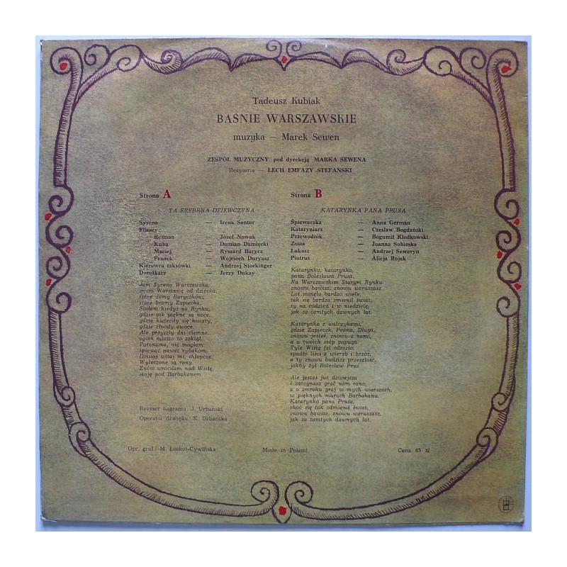 Tadeusz Kubiak - Baśnie Warszawskie