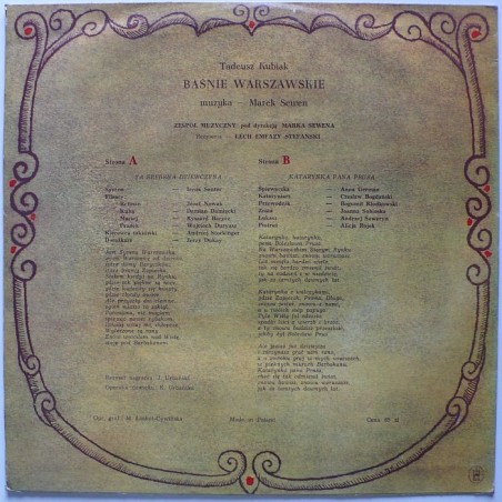 Tadeusz Kubiak - Baśnie Warszawskie