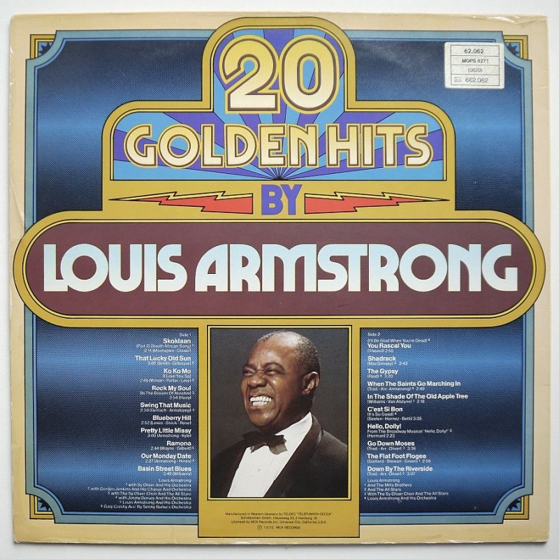 Louis Armstrong - 20 Golden Hits By Louis...