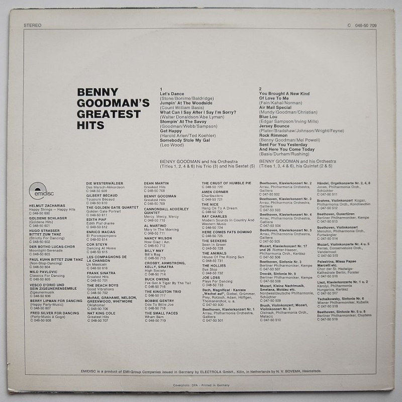 Benny Goodman - Greatest Hits