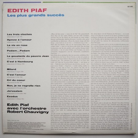 Edith Piaf - Les plus grandes succes