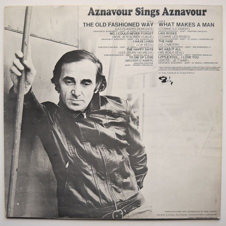 Charles Aznavour - Aznavour Sings Aznavour