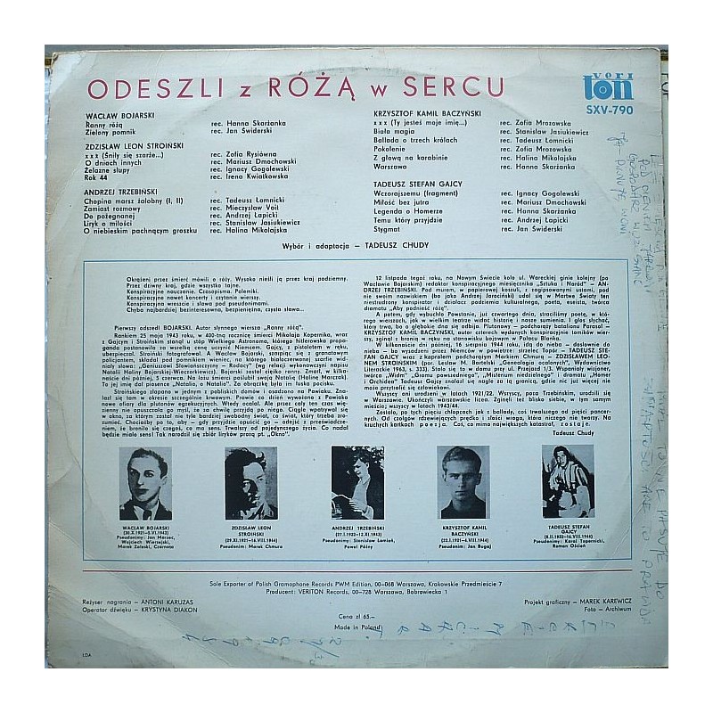 Składanka - Odeszli z różą w sercu