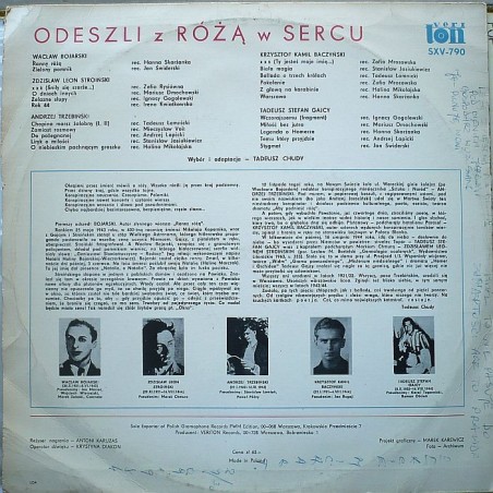 Składanka - Odeszli z różą w sercu