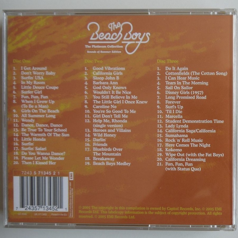 Beach Boys, The - The Platinum Collection -...