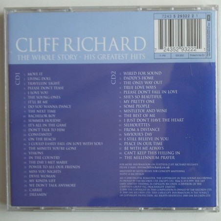 Cliff Richard - The Whole Story - His Greatest Hits