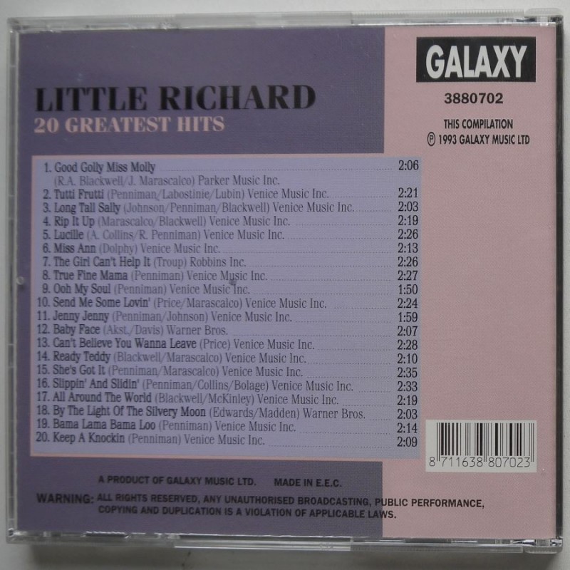 Little Richard - 20 Greatest Hits