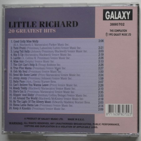 Little Richard - 20 Greatest Hits