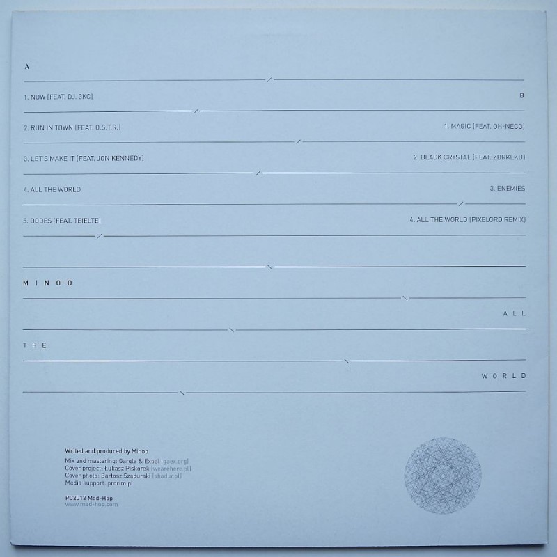 Minoo - All The World (transparentny winyl)