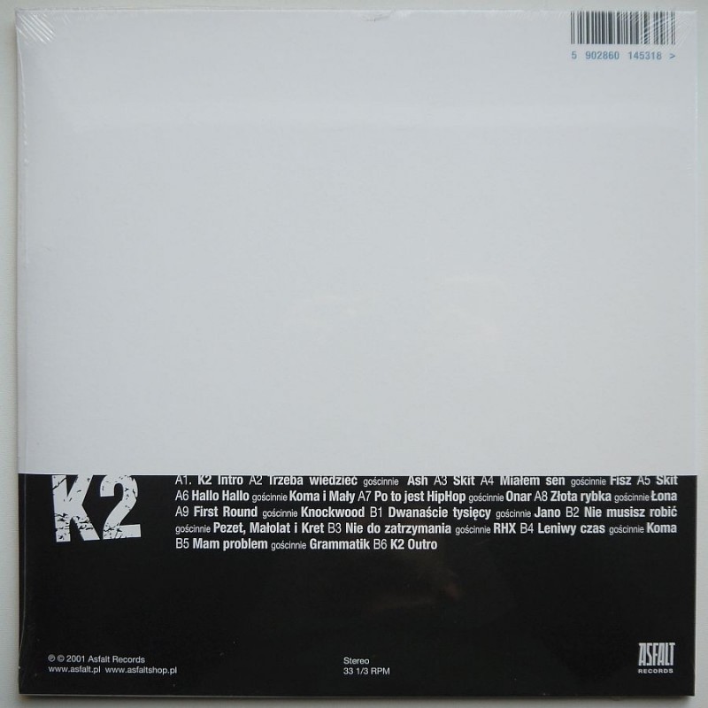 O$ka - K2 – Kompilacja 2 (niebieski winyl)