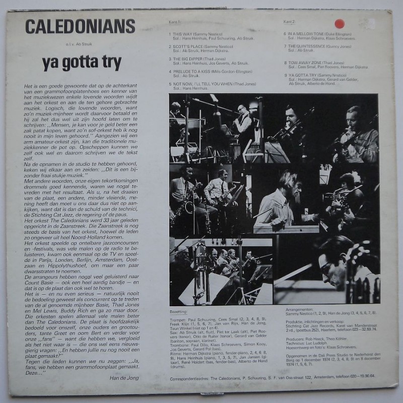 Caledonians - Ya Gotta Try