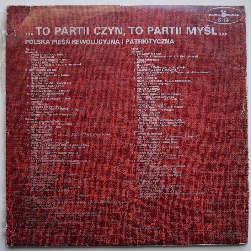 Składanka - To Partii czyn, to Partii myśl (2lp)