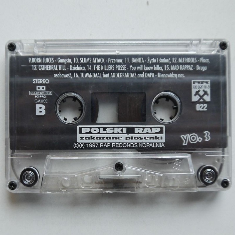 Składanka - Polski Rap – Zakazane piosenki Yo 3