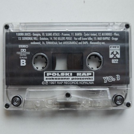 Składanka - Polski Rap – Zakazane piosenki Yo 3