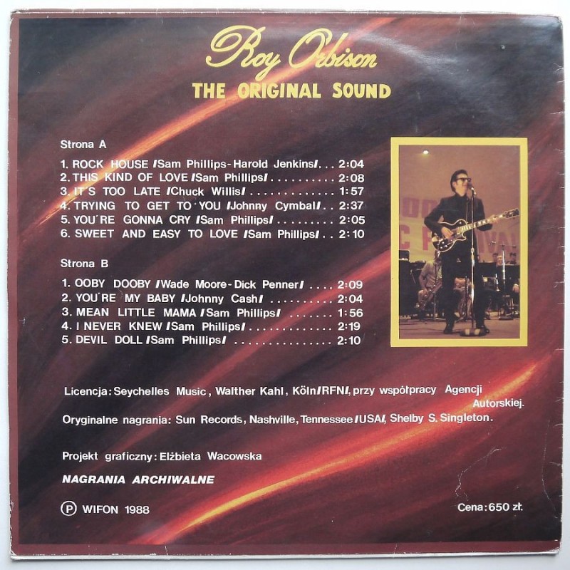 Roy Orbison - The Original Sound