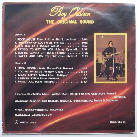 Roy Orbison - The Original Sound