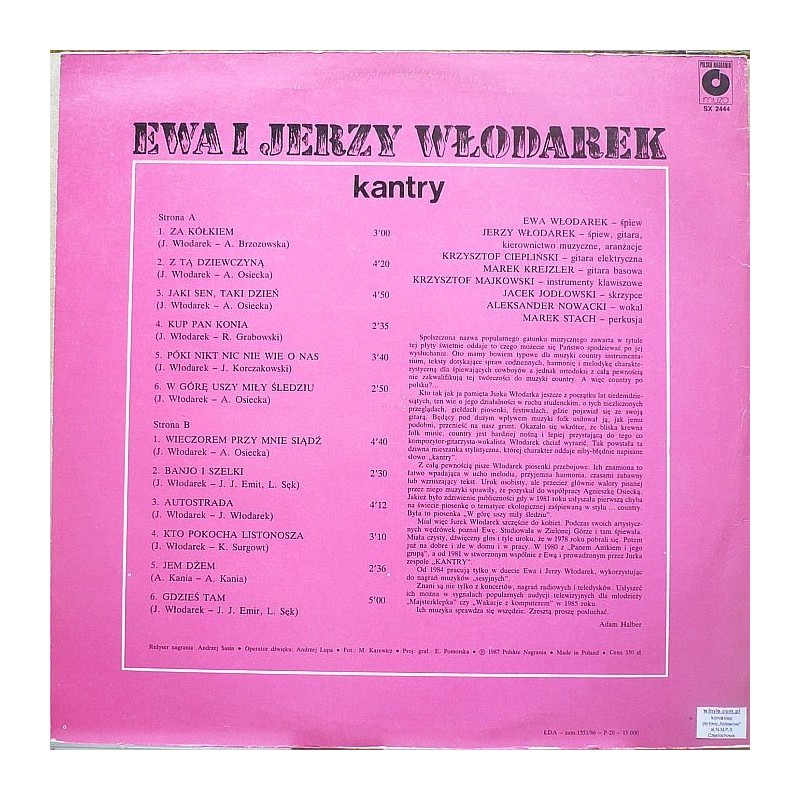 Włodarek Ewa i Jerzy - Kantry