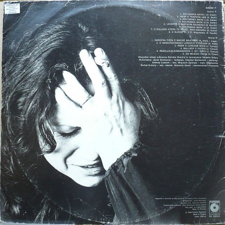 Wojnowska Elżbieta - Songi Brechta – Live (2lp)