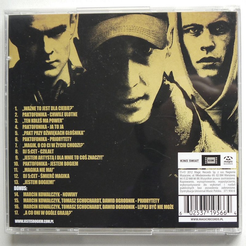 Składanka - Jesteś bogiem - Muzyka z filmu