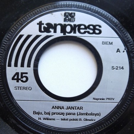 Jantar Anna - Baju, Baj proszę pana (Jambalaya) / Radość najpiękniejszych dni