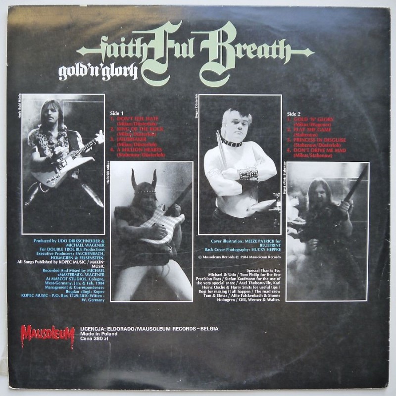 Faithful Breath - Gold 'n' Glory