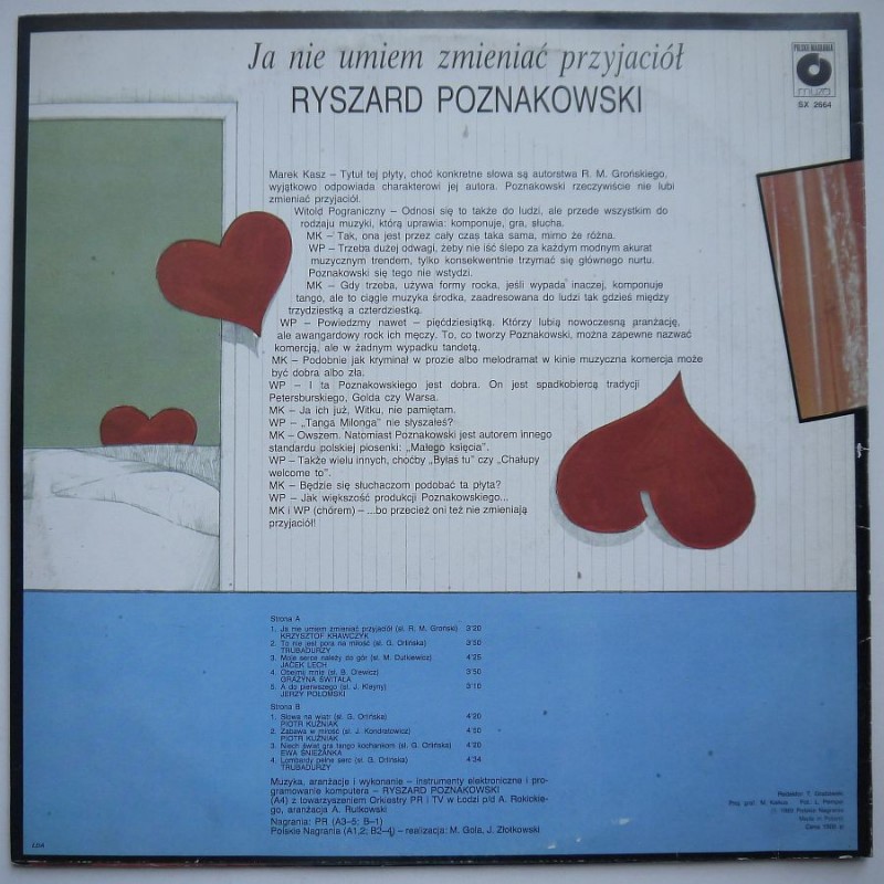 Poznakowski Ryszard - Ja nie umiem zmieniać...