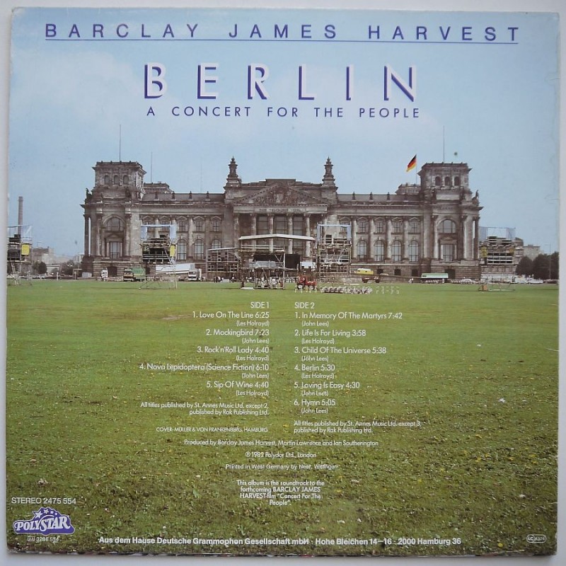 Barclay James Harvest - Berlin – A Concert For...