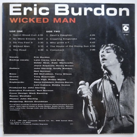 Eric Burdon - Wicked Man