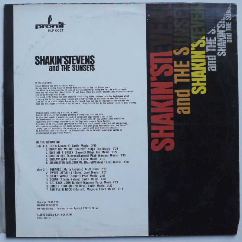 Shakin Stevens & Sunset