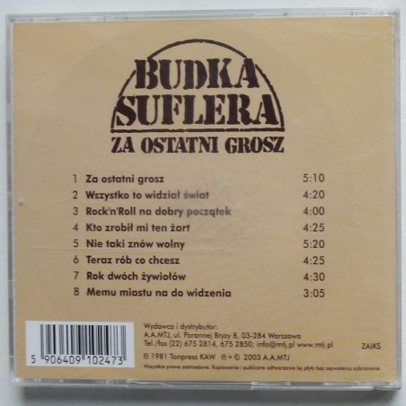 Budka suflera - Za ostatni grosz