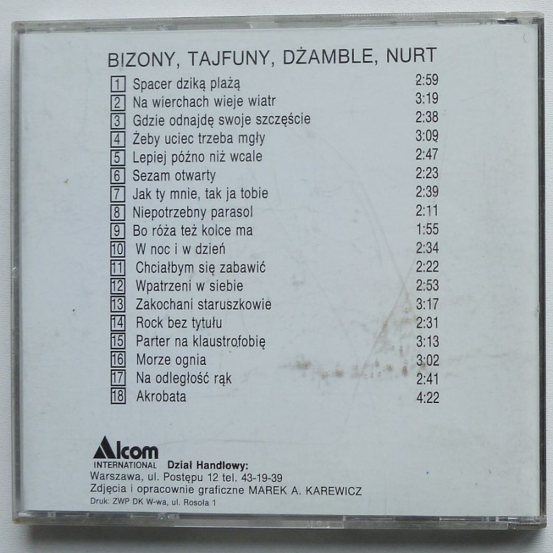 Bizony, Tajfuny, Dżamble, Nurt - Bizony,...