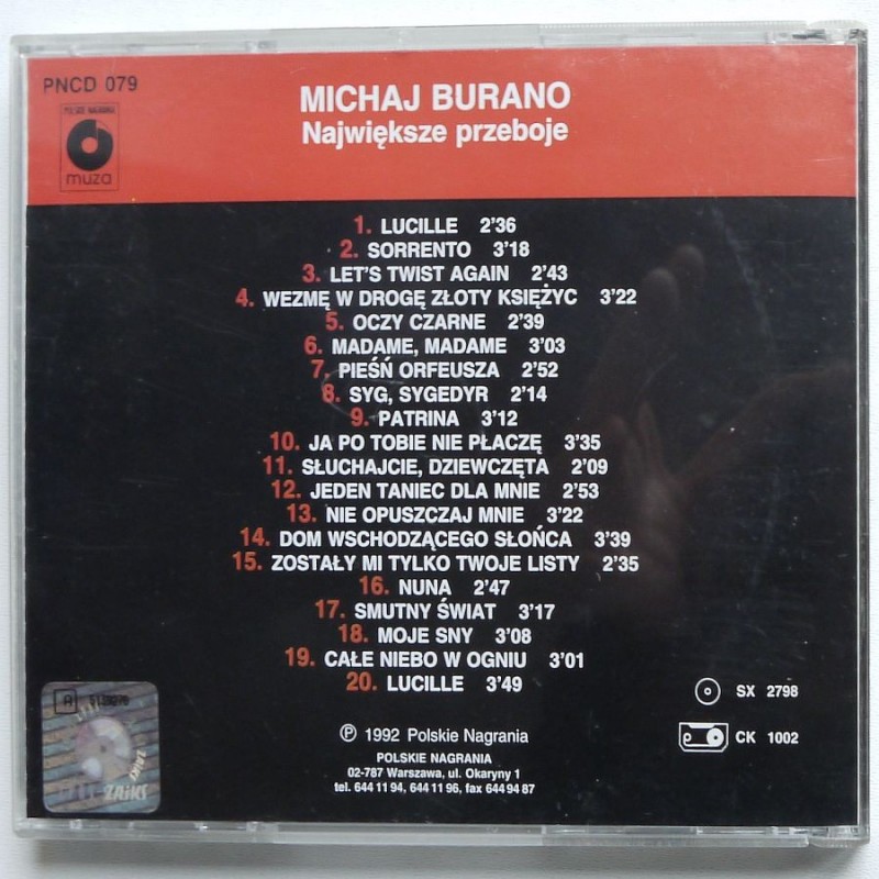 Burano Michaj - Największe przeboje